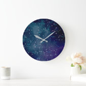 Sky Map Constellations Astronomie Große Wanduhr (Zuhause)