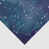 Sky Map Constellations Astronomie Seidenpapier (Ausschnitt)