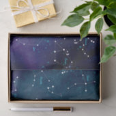 Sky Map Constellations Astronomie Seidenpapier (Geschenk)