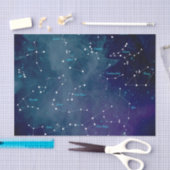 Sky Map Constellations Astronomie Seidenpapier (Handwerk)