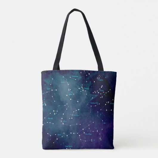 Sky Map Constellations Astronomie Tasche (Rückseite)