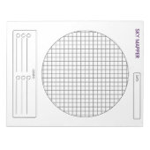 Sky Mapper Notizblock (Vorderseite)