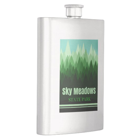 Sky Meadows Staat Park Virginia Forest Flachmann (Rechts)