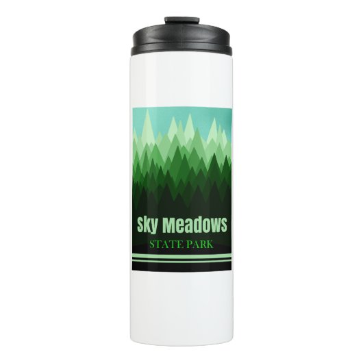 Sky Meadows Staat Park Virginia Forest Thermosbecher (Vorderseite)