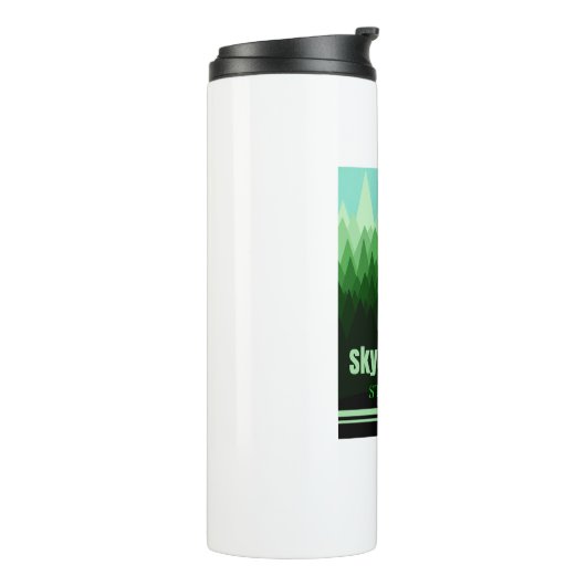 Sky Meadows Staat Park Virginia Forest Thermosbecher (Nach links gedreht)