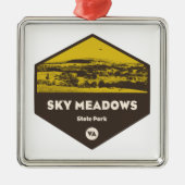 Sky Meadows Staat Park, Virginia Ornament Aus Metall (Vorne)