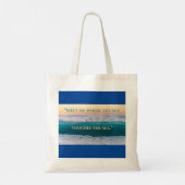 "Sky Meets the Sea" Tote Bag Tragetasche (Rückseite)