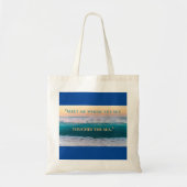 "Sky Meets the Sea" Tote Bag Tragetasche (Vorne)