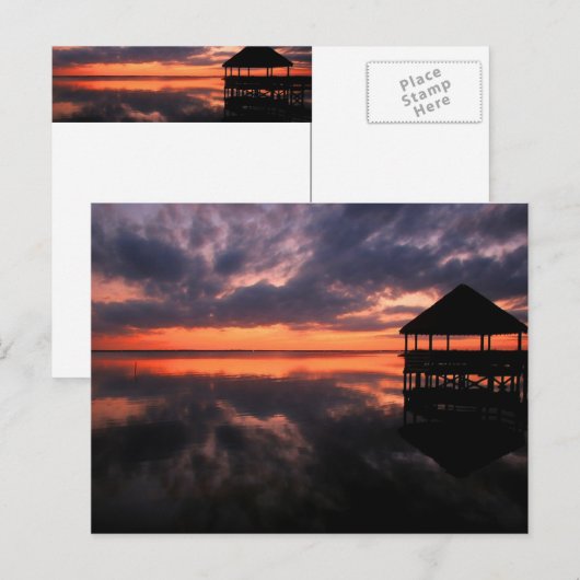 Sky Mirror Postkarte (Vorne/Hinten)