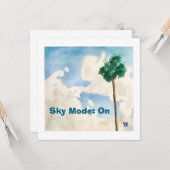 Sky Mode: On Karte (Vorderseite/Rückseite Beispiel)