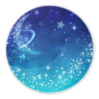 Sky Moon Sparkle & Stars Wasserfarbe