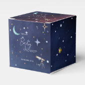 Sky Moon & Stars Celestial Baby Shower Geschenkschachtel (Vorderseite)