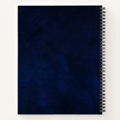 Sky Moon Stars Floral Sketchbook Notizblock (Rückseite)