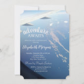 Sky, Ocean, Party für die Flugzeugruhestandsregelu Einladung (Vorderseite)