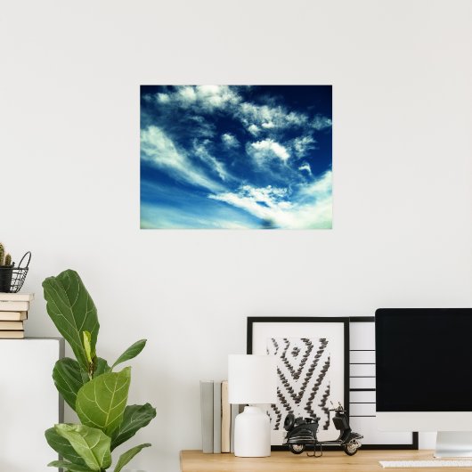 Sky of Clouds Poster (Heimbüro)