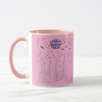 Sky of Liberty Flames pink Tasse