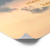 Sky Opening Bright Center Ihre Message Poster (Ecke)