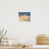Sky Opening Bright Center Ihre Message Poster (Küche)
