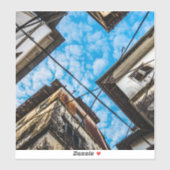 Sky Over Stonetown, Sansibar Aufkleber (Blatt)