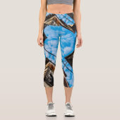 Sky Over Stonetown, Sansibar Capri Leggings (Vorderseite)