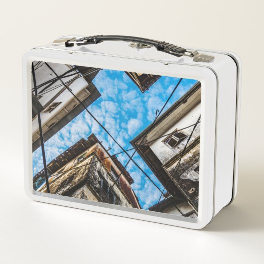 Sky Over Stonetown, Sansibar Metall Brotdose (Rückseite)