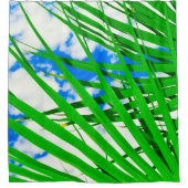 Sky Palm Duschvorhang (Vorderseite)