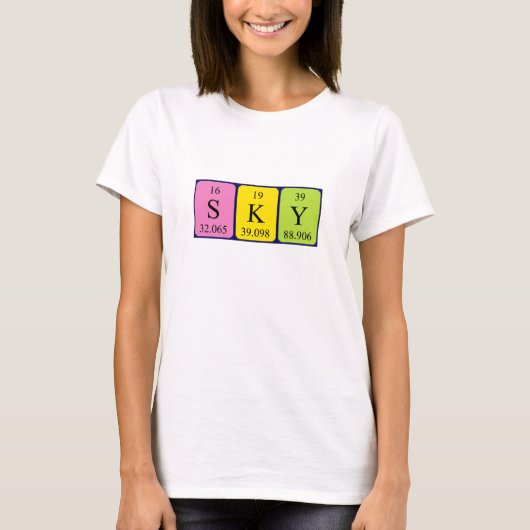 Sky Periodenname Shirt (Vorderseite)