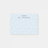 Sky | Personalisierter Wissenschaftslehrer Post-it Klebezettel (Vorderseite)