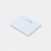 Sky | Personalisierter Wissenschaftslehrer Post-it Klebezettel (angewinkelt)