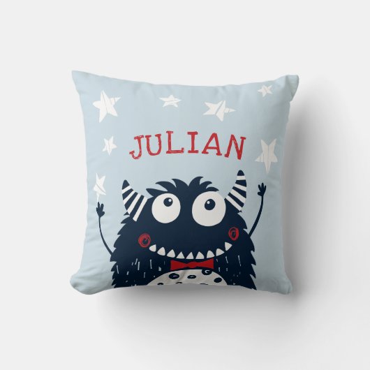Sky | Personalisiertes Monster Kissen (Vorderseite)