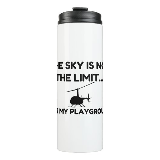 SKY PLAYBODEN-Hubschrauber Thermosbecher (Vorderseite)