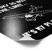 Sky Playground Flugzeug Fotodruck (Ecke)