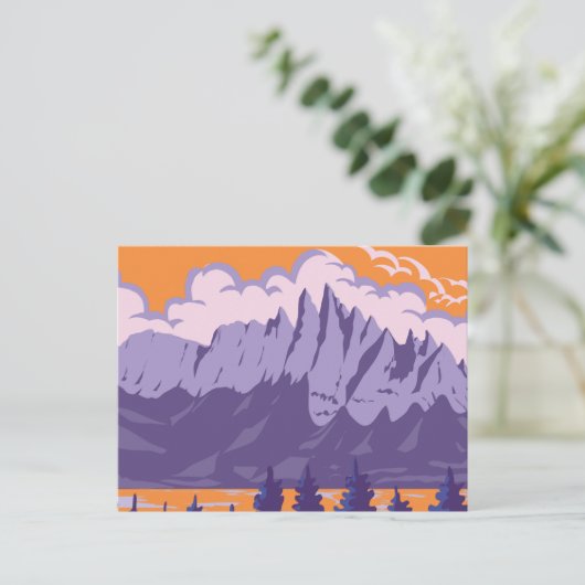 Sky Pond Feiertagspostkarte (Stehend Vorderseite)