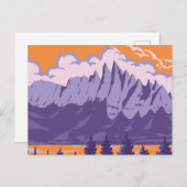 Sky Pond Feiertagspostkarte (Vorne/Hinten)