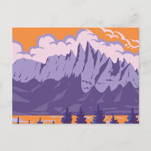 Sky Pond Feiertagspostkarte (Vorderseite)