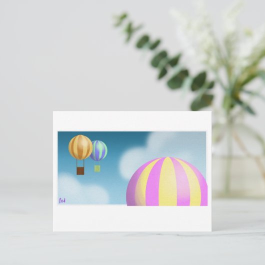 Sky Postkarte (Stehend Vorderseite)