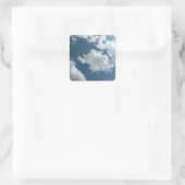 Sky Quadratischer Aufkleber (Tasche)