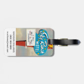 Sky Ranch Motel Sign Gepäckanhänger (Rückseite horizontal)