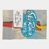 Sky Ranch Motel Sign Geschirrtuch (Horizontal)