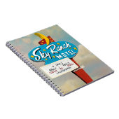 Sky Ranch Motel Sign Notizblock (Rechte Seite)