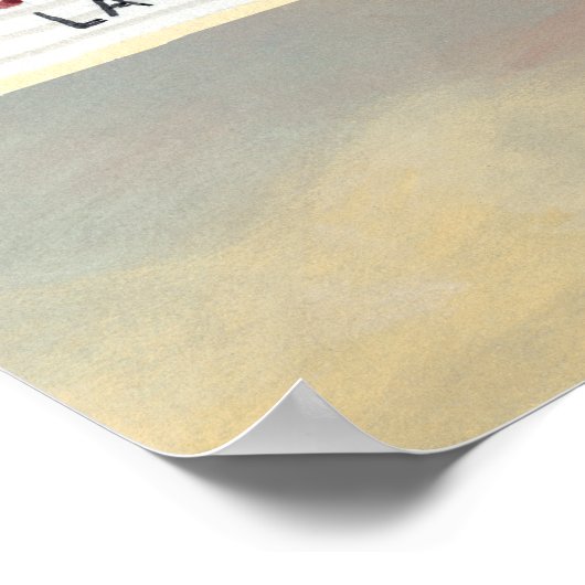 Sky Ranch Motel Sign Poster (Ecke)