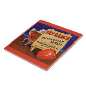 Sky Ranch Washington Apples Kratetikett der 40er J Fliese (Seite)