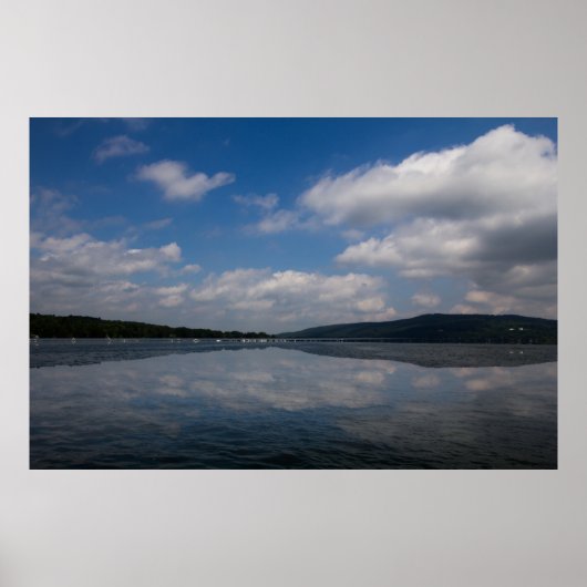 Sky Reflection on Keuka Lake, New York Poster (Vorne)