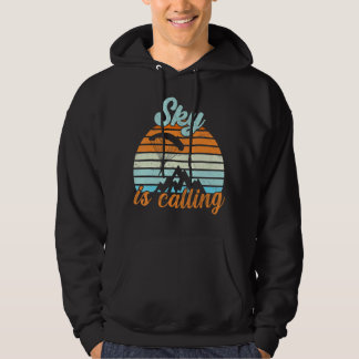Sky ruft Fallschirmspringen Hoodie
