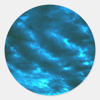 Sky Runder Aufkleber