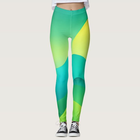 Sky Serenity: Die ätherische Schönheit von Sky B Leggings (Vorderseite)