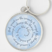 Sky Serenity Prayer Schlüsselanhänger (Vorne)