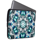 Sky silber sieht aus wie gebürsteter Sandstrahlsta Laptopschutzhülle (Vorne Rechts)