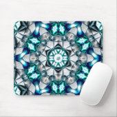 Sky silber sieht aus wie gebürsteter Sandstrahlsta Mousepad (Mit Mouse)