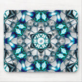 Sky silber sieht aus wie gebürsteter Sandstrahlsta Mousepad (Vorne)